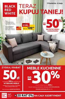 Black Red White - gazetka promocyjna Teraz kupuj taniej! od soboty 19.04 do wtorku 06.05