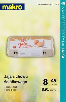 #WIELKANOC - gazetka promocyjna Najlepsze oferty na jajka od piątku 18.04 do soboty 19.04 - strona 8