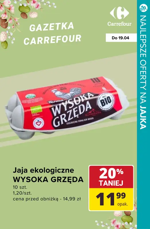#WIELKANOC - gazetka promocyjna Najlepsze oferty na jajka od piątku 18.04 do soboty 19.04 - strona 5