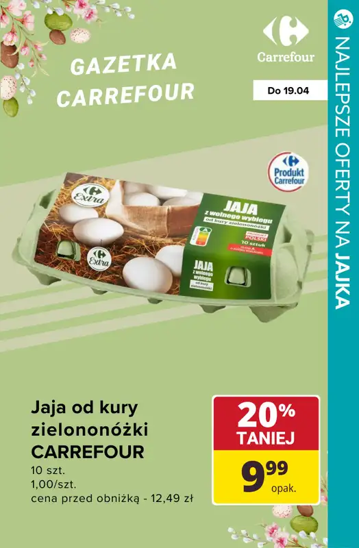 #WIELKANOC - gazetka promocyjna Najlepsze oferty na jajka od piątku 18.04 do soboty 19.04 - strona 4
