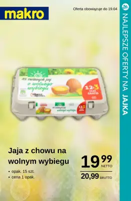 #WIELKANOC - gazetka promocyjna Najlepsze oferty na jajka od piątku 18.04 do soboty 19.04 - strona 7