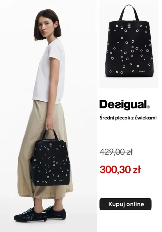 Desigual - gazetka promocyjna Torby z wyprzedaży od soboty 19.04  - strona 5