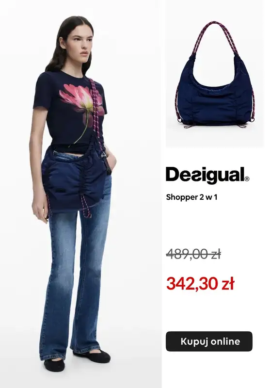 Desigual - gazetka promocyjna Torby z wyprzedaży od soboty 19.04  - strona 6