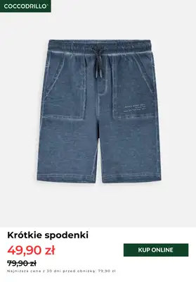 Coccodrillo - gazetka promocyjna Od 39,90 zł krótkie spodenki od niedzieli 20.04 do poniedziałku 28.04 - strona 8