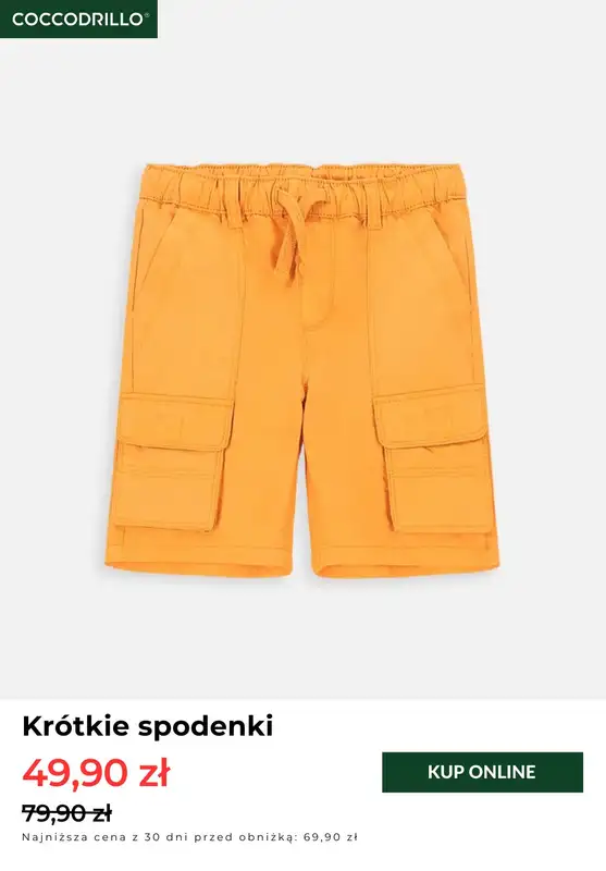 Coccodrillo - gazetka promocyjna Od 39,90 zł krótkie spodenki od niedzieli 20.04 do poniedziałku 28.04 - strona 6