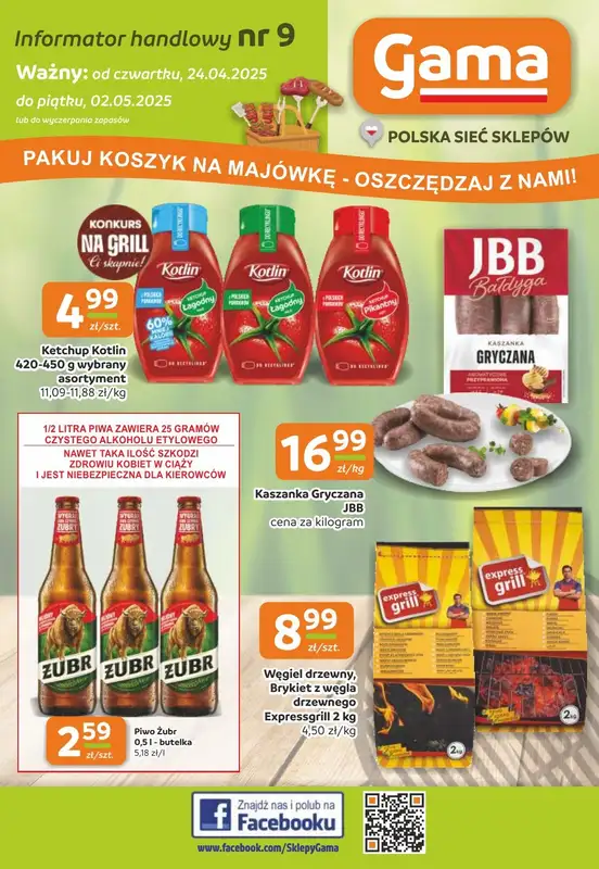Gama - gazetka promocyjna Gazetka od czwartku 24.04 do piątku 02.05