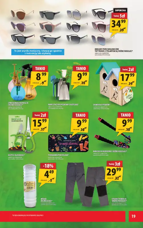 Arhelan - gazetka promocyjna Gazetka od piątku 25.04 do niedzieli 04.05 - strona 19