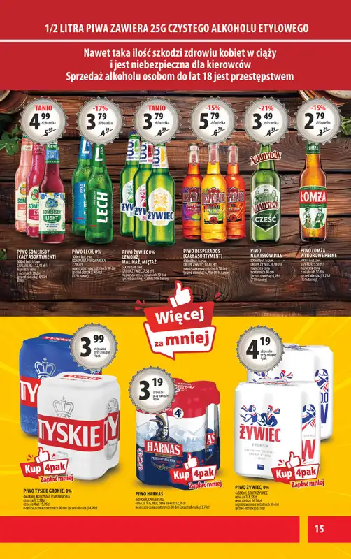 Arhelan - gazetka promocyjna Gazetka od piątku 25.04 do niedzieli 04.05 - strona 15