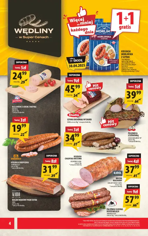 Arhelan - gazetka promocyjna Gazetka od piątku 25.04 do niedzieli 04.05 - strona 4