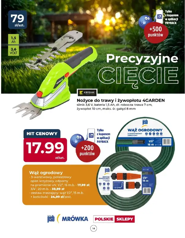 PSB Mrówka - gazetka promocyjna Gazetka od czwartku 24.04 do piątku 02.05 - strona 14