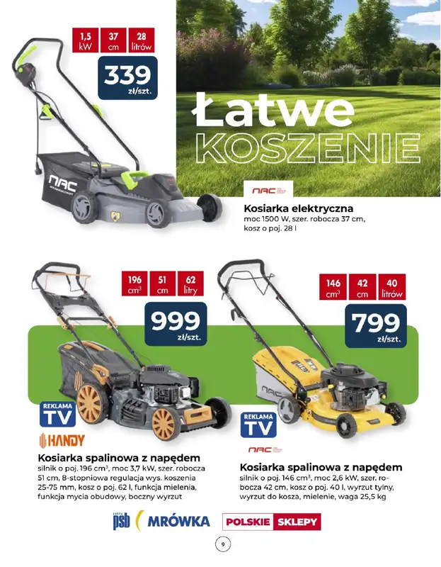 PSB Mrówka - gazetka promocyjna Gazetka od czwartku 24.04 do piątku 02.05 - strona 9