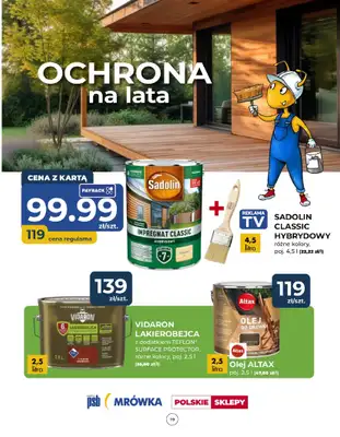 PSB Mrówka - gazetka promocyjna Gazetka od czwartku 24.04 do piątku 02.05 - strona 19