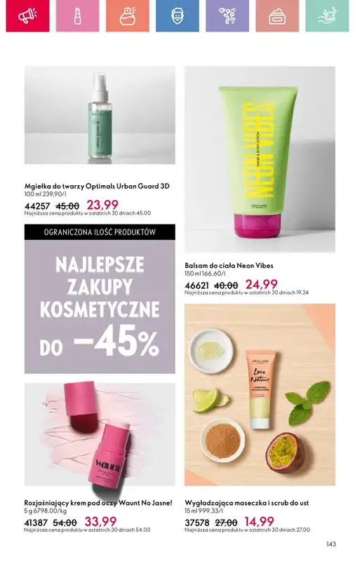 Oriflame - gazetka promocyjna Katalog 7/2025 od niedzieli 04.05 do soboty 24.05 - strona 143