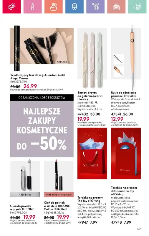 Oriflame - gazetka promocyjna Katalog 7/2025 od niedzieli 04.05 do soboty 24.05 - strona 147