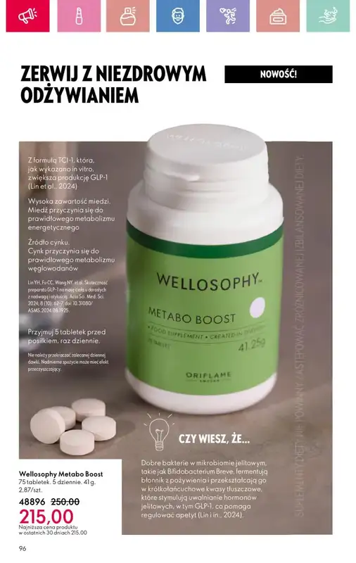 Oriflame - gazetka promocyjna Katalog 7/2025 od niedzieli 04.05 do soboty 24.05 - strona 96