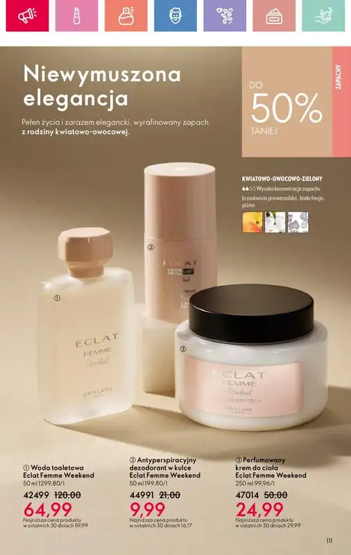 Oriflame - gazetka promocyjna Katalog 7/2025 od niedzieli 04.05 do soboty 24.05 - strona 111