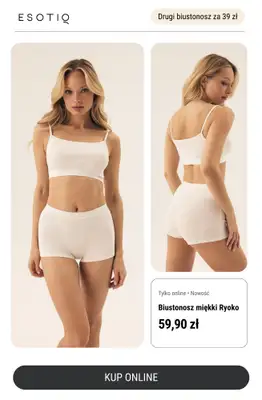 Esotiq - gazetka promocyjna Drugi biustonosz za 39 zł! od wtorku 22.04 do piątku 02.05 - strona 2