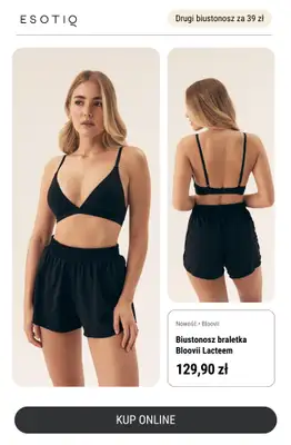 Esotiq - gazetka promocyjna Drugi biustonosz za 39 zł! od wtorku 22.04 do piątku 02.05 - strona 6