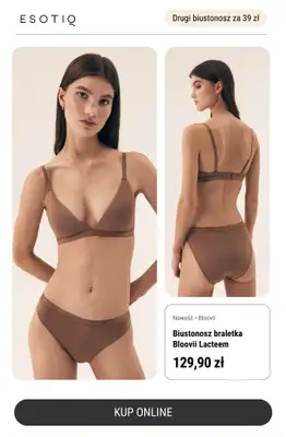 Esotiq - gazetka promocyjna Drugi biustonosz za 39 zł! od wtorku 22.04 do piątku 02.05 - strona 8