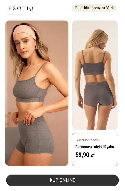 Esotiq - gazetka promocyjna Drugi biustonosz za 39 zł! od wtorku 22.04 do piątku 02.05 - strona 4