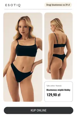 Esotiq - gazetka promocyjna Drugi biustonosz za 39 zł! od wtorku 22.04 do piątku 02.05 - strona 3