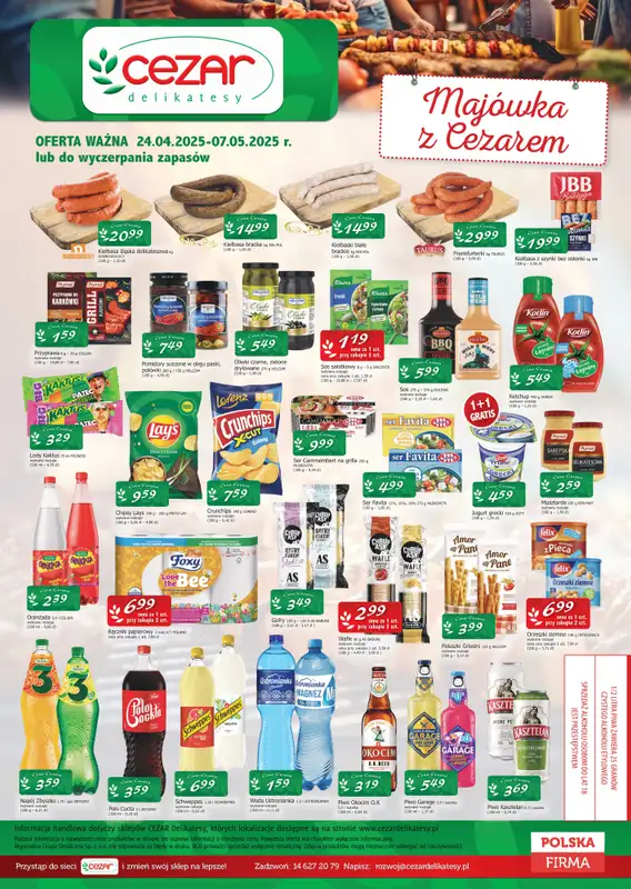 CEZAR Delikatesy - gazetka promocyjna Gazetka od czwartku 24.04 do środy 07.05 - strona 3