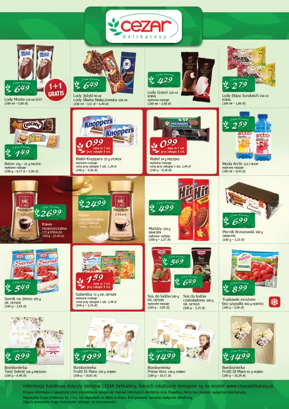 CEZAR Delikatesy - gazetka promocyjna Gazetka od czwartku 24.04 do środy 07.05 - strona 2