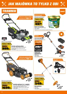 OBI - gazetka promocyjna Gazetka od środy 23.04 do wtorku 06.05 - strona 8