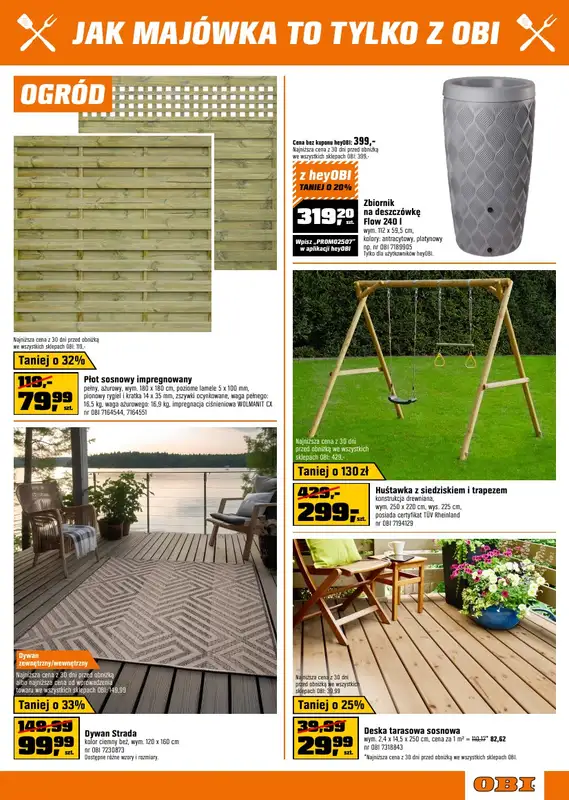 OBI - gazetka promocyjna Gazetka od środy 23.04 do wtorku 06.05 - strona 7