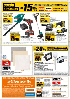 OBI - gazetka promocyjna Gazetka od środy 23.04 do wtorku 06.05 - strona 16