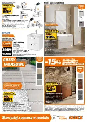 OBI - gazetka promocyjna Gazetka od środy 23.04 do wtorku 06.05 - strona 15
