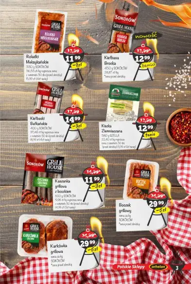 Arhelan - gazetka promocyjna Grillowanie w Arhelanie od piątku 25.04 do niedzieli 11.05 - strona 3