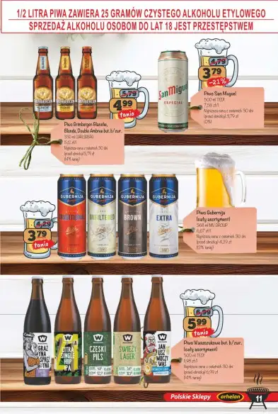 Arhelan - gazetka promocyjna Grillowanie w Arhelanie od piątku 25.04 do niedzieli 11.05 - strona 11