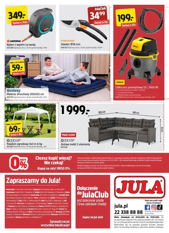 Jula - gazetka promocyjna Gazetka od czwartku 24.04 do środy 07.05 - strona 18