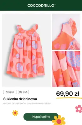 Coccodrillo - gazetka promocyjna Rosnące rabaty do -25% na wybrane produkty! od czwartku 24.04 do wtorku 06.05 - strona 5 Coccodrillo - gazetka promocyjna Rosnące rabaty do -25% na wybrane produkty! od czwartku 24.04 do wtorku 06.05 - strona 5