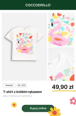 Coccodrillo - gazetka promocyjna Rosnące rabaty do -25% na wybrane produkty! od czwartku 24.04 do wtorku 06.05 - strona 2 Coccodrillo - gazetka promocyjna Rosnące rabaty do -25% na wybrane produkty! od czwartku 24.04 do wtorku 06.05 - strona 2