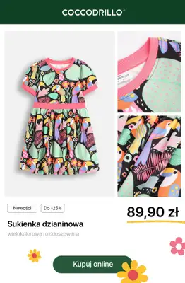 Coccodrillo - gazetka promocyjna Rosnące rabaty do -25% na wybrane produkty! od czwartku 24.04 do wtorku 06.05 - strona 14 Coccodrillo - gazetka promocyjna Rosnące rabaty do -25% na wybrane produkty! od czwartku 24.04 do wtorku 06.05 - strona 14