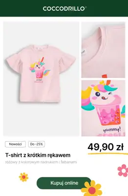 Coccodrillo - gazetka promocyjna Rosnące rabaty do -25% na wybrane produkty! od czwartku 24.04 do wtorku 06.05 - strona 12 Coccodrillo - gazetka promocyjna Rosnące rabaty do -25% na wybrane produkty! od czwartku 24.04 do wtorku 06.05 - strona 12