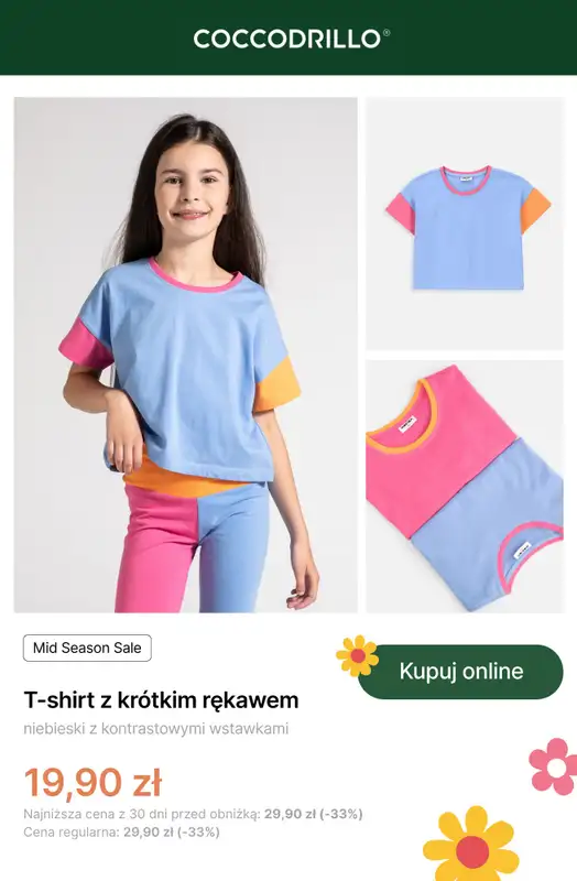 Coccodrillo - gazetka promocyjna Mid Season Sale - dla dziewczynek od czwartku 24.04 do niedzieli 04.05 - strona 10