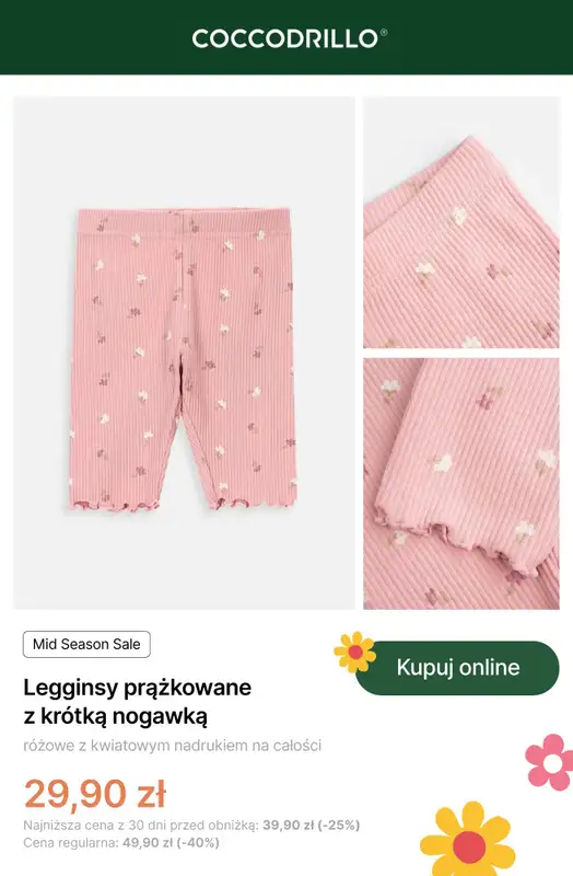 Coccodrillo - gazetka promocyjna Mid Season Sale - dla dziewczynek od czwartku 24.04 do niedzieli 04.05 - strona 14
