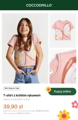 Coccodrillo - gazetka promocyjna Mid Season Sale - dla dziewczynek od czwartku 24.04 do niedzieli 04.05 - strona 6 Coccodrillo - gazetka promocyjna Mid Season Sale - dla dziewczynek od czwartku 24.04 do niedzieli 04.05 - strona 6