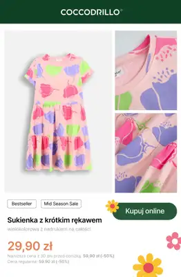 Coccodrillo - gazetka promocyjna Mid Season Sale - dla dziewczynek od czwartku 24.04 do niedzieli 04.05 - strona 4 Coccodrillo - gazetka promocyjna Mid Season Sale - dla dziewczynek od czwartku 24.04 do niedzieli 04.05 - strona 4