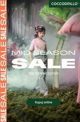 Coccodrillo - gazetka promocyjna Mid Season Sale - dla dziewczynek od czwartku 24.04 do niedzieli 04.05