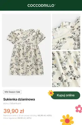 Coccodrillo - gazetka promocyjna Mid Season Sale - dla dziewczynek od czwartku 24.04 do niedzieli 04.05 - strona 13 Coccodrillo - gazetka promocyjna Mid Season Sale - dla dziewczynek od czwartku 24.04 do niedzieli 04.05 - strona 13