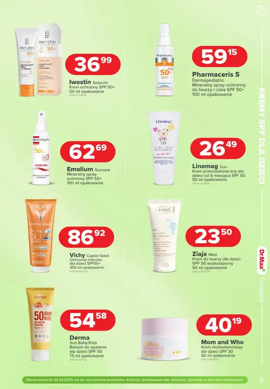 Dr.Max Drogeria - gazetka promocyjna Majówka od czwartku 24.04 do środy 30.04 - strona 3