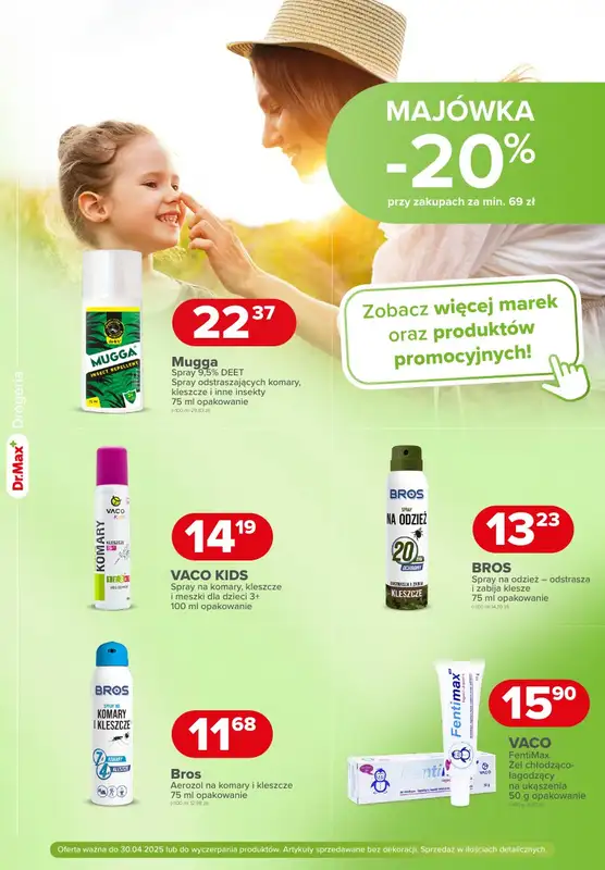 Dr.Max Drogeria - gazetka promocyjna Majówka od czwartku 24.04 do środy 30.04 - strona 4