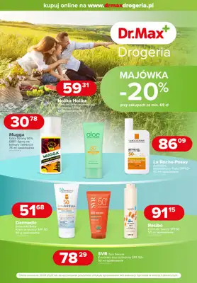 Dr.Max Drogeria - gazetka promocyjna Majówka od czwartku 24.04 do środy 30.04