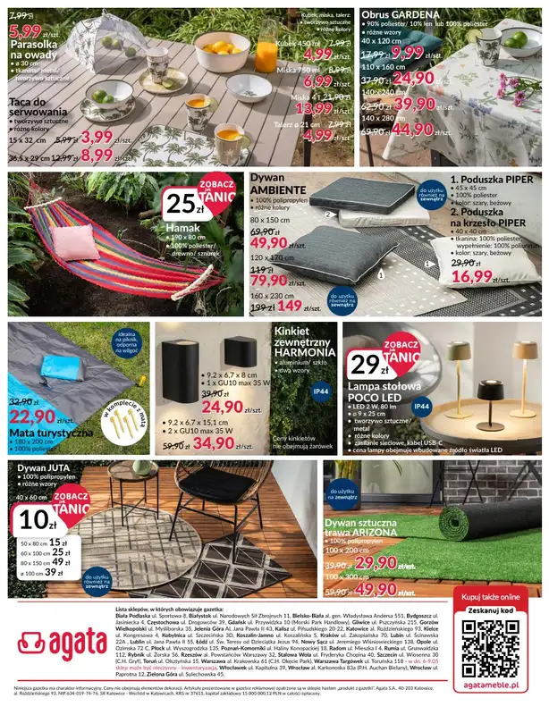 Salony Agata - gazetka promocyjna Gazetka od wtorku 29.04 do soboty 17.05 - strona 16