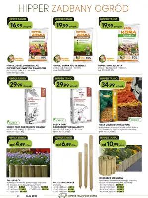 HIPPER.pl - gazetka promocyjna Gazetka od czwartku 24.04 do niedzieli 11.05 - strona 2 HIPPER.pl - gazetka promocyjna Gazetka od czwartku 24.04 do niedzieli 11.05 - strona 2