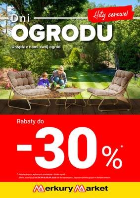 Merkury Market - gazetka promocyjna Dni Ogrodu od czwartku 24.04 do środy 30.04